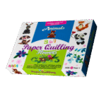 2 in 1 Paper Quilling Kit – Animals & Flowers